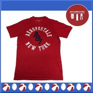 Boy's Aeropostale New York Red, White, and, Navy Short Sleeve Tee